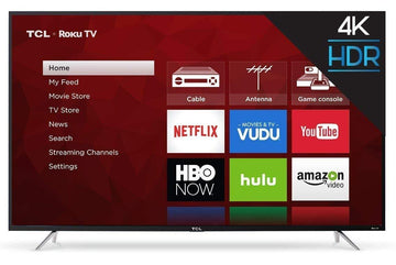 Pantalla TCL 65 pulgadas led 4k-smart full web-roku integrado